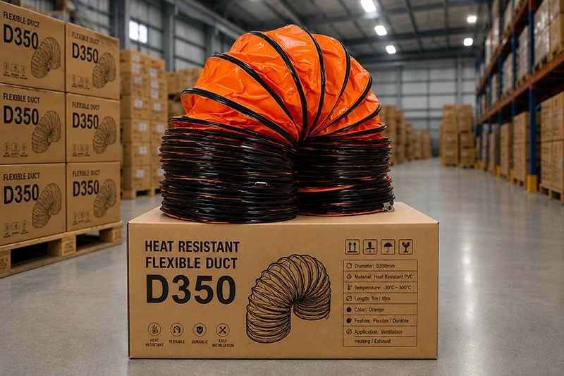 Ống gió mềm Simili D350 Ống gió mềm Simili D350