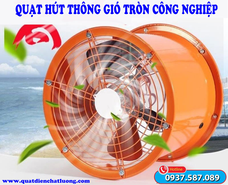 Quạt hút thông gió tròn tại Quảng Ninh
