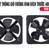 Quạt thông gió vuông mini iFAN FAD40-4