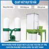 Quạt hút bụi di động túi vải 15Hp