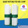 Quạt hút bụi di động túi vải 7.5HP