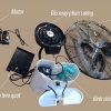 quạt treo tường phun sương đĩa xoay FB6-65