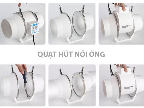 Quạt Hút Mùi Nối Ống HF-150