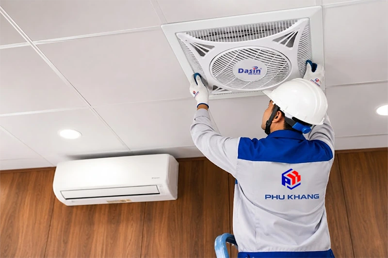 ưu điểm của quạt ốp trần thạch cao 600x600