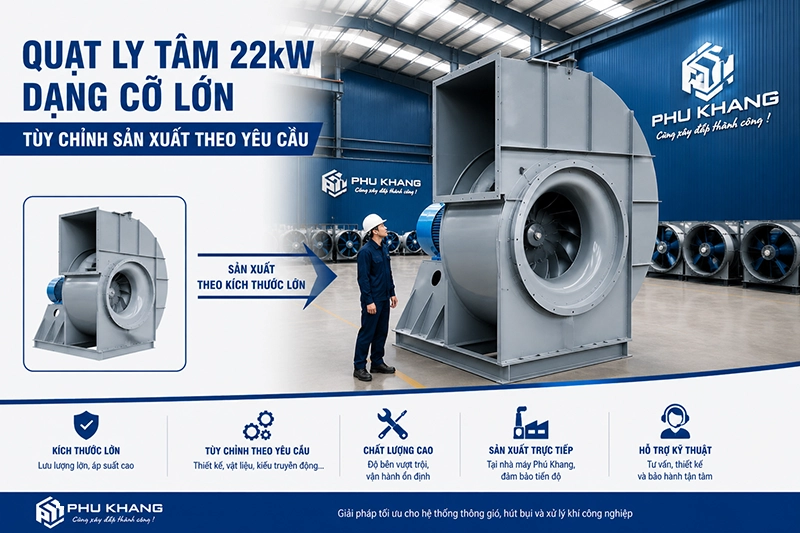 ảnh thật quạt ly tâm 22kw ảnh thật quạt ly tâm 22kw