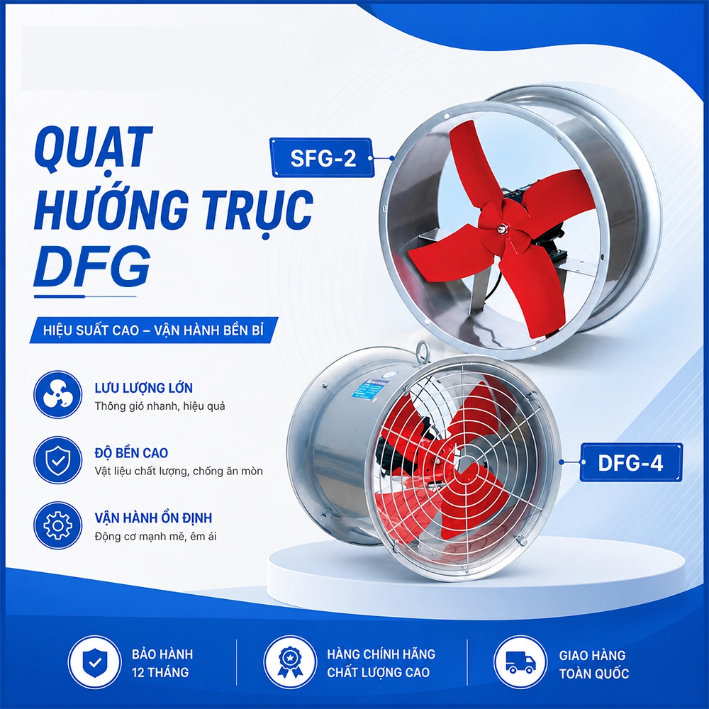 Quạt hướng trục DFG Quạt hướng trục DFG