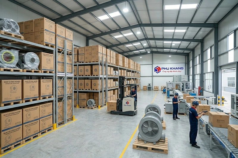 Kho Quạt Công Nghiệp Phú Khang Kho Quạt Công Nghiệp Phú Khang